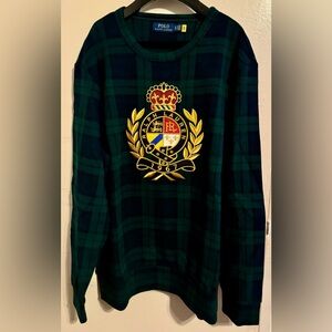 Polo Ralph Lauren Crest Plaid Sweatshirt